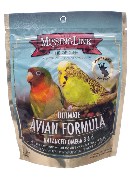 Missing Link Ultimate Avian Formula, 3.5 oz -   