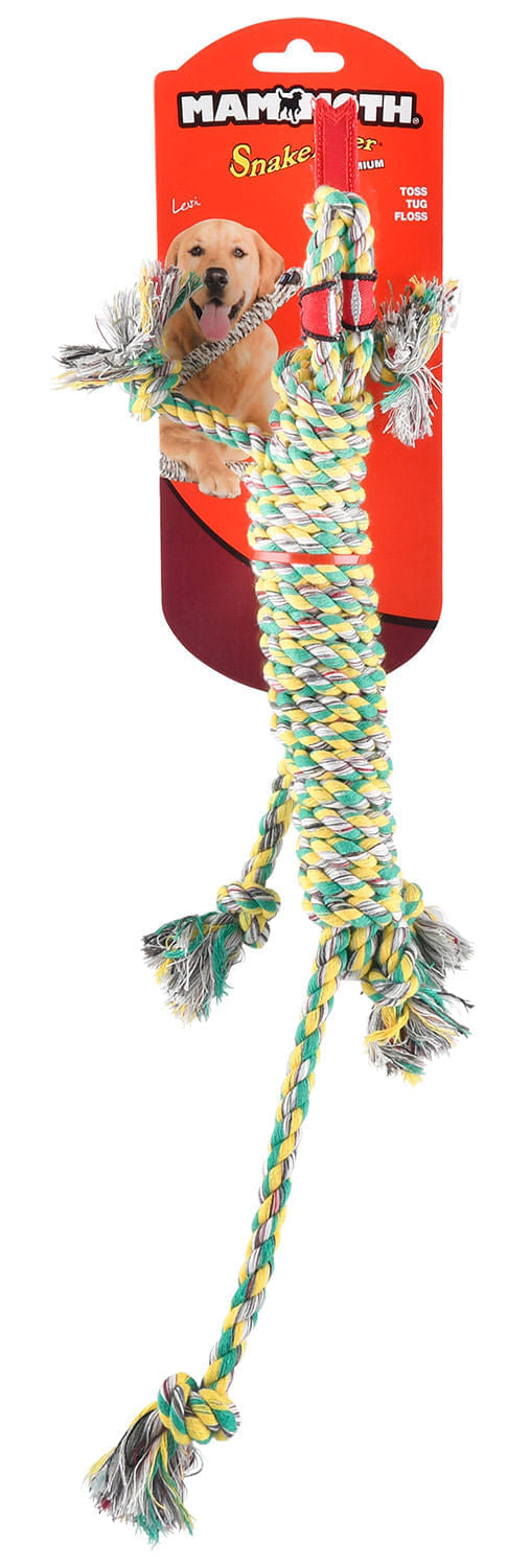 SnakeBiter Iguana Premium Rope Toy -   