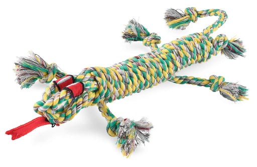 SnakeBiter Iguana Premium Rope Toy -   