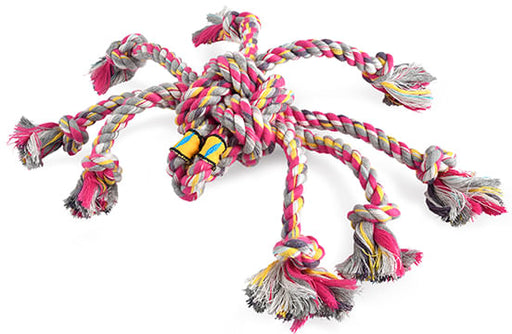 SnakeBiter Spider Premium Rope Toy -   