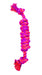 7 Knot Cotton Rope Dog Bone Tug Toy - 1S122 - Purple/Magenta - 15.75" - 3