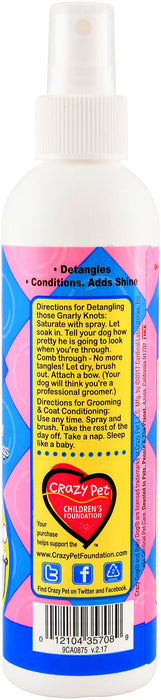 Crazy Dog Baby Dog Grooming Spray, 8 oz -   