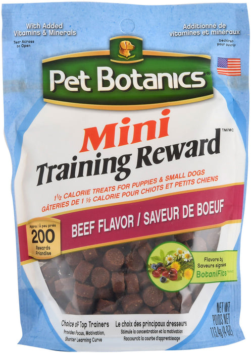 Pet Botanics Mini Healthy Treats, 4 oz - Beef  