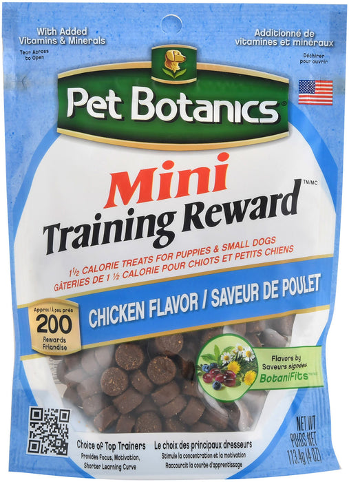 Pet Botanics Mini Healthy Treats, 4 oz - Chicken  