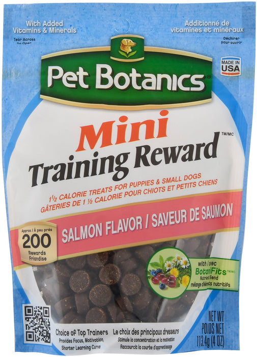 Pet Botanics Mini Healthy Treats, 4 oz - Salmon  