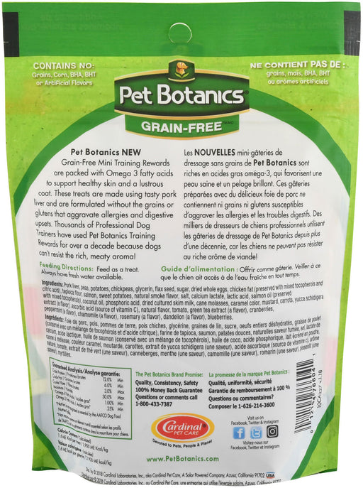 Pet Botanics Grain-Free Training Rewards Mini Treats, 4 oz - Salmon  