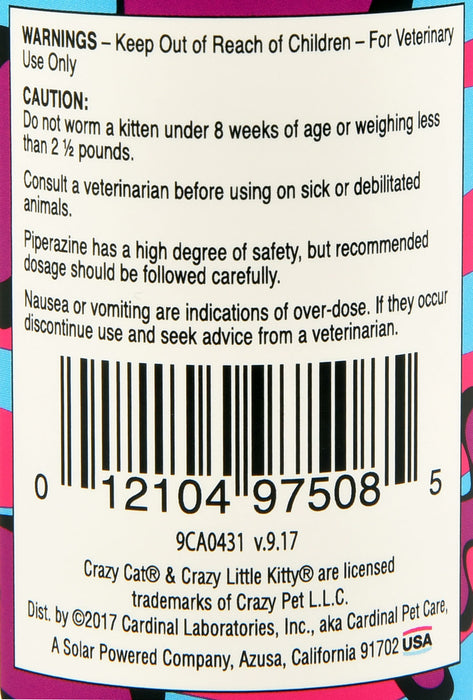 Crazy Little Kitty Wormer, 4 oz -   