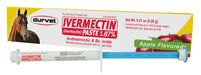 Durvet Ivermectin Horse Dewormer Paste 1.87%, Apple Flavor, 6.08 gm - Single Pack  