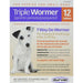 Triple Wormer for Dogs, 12 ct - 6-25 lbs  