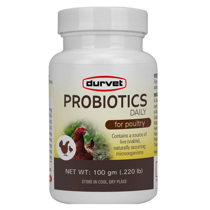 Probióticos diarios para aves de corral, 100 g