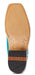 Ariat Women's Futurity Boon Western Boot - Turquoise Roughout/Gold 7.5 