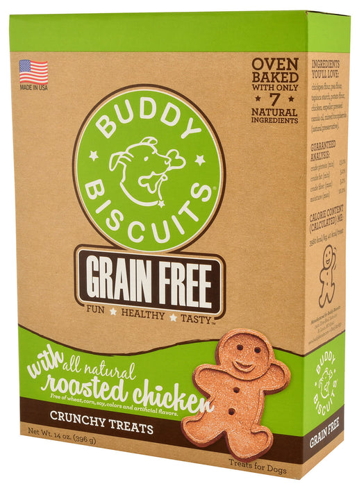 Grain-Free, Oven-Baked Buddy Biscuits, 14 oz - Cheddar Cheese  