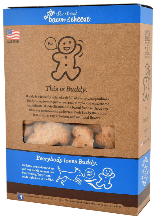 Buddy Biscuits, 16 oz box - Cheese/Bacon  