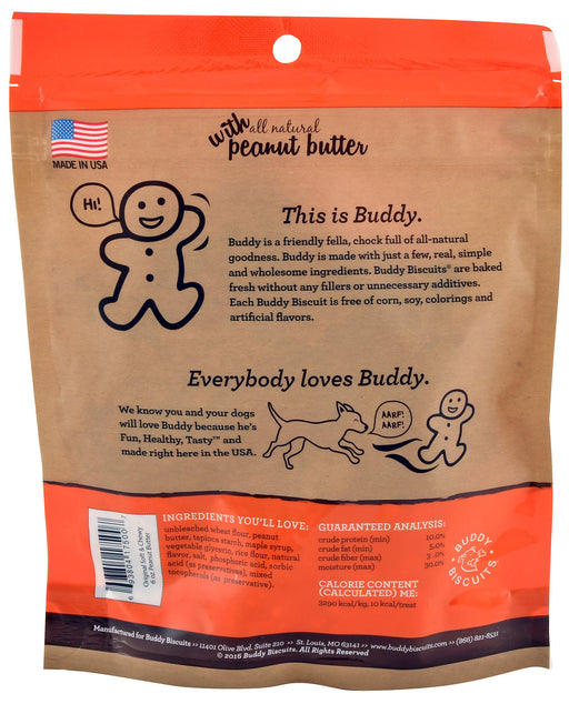 Soft & Chewy Buddy Biscuits, 6 oz - Peanut Butter  