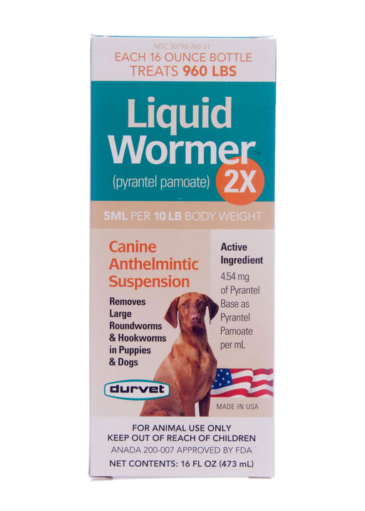 Durvet Liquid Wormer 2X, 16 oz -   