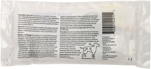 Canine Spectra 5 (5 Way) Dog Vaccine - 1 Dose  