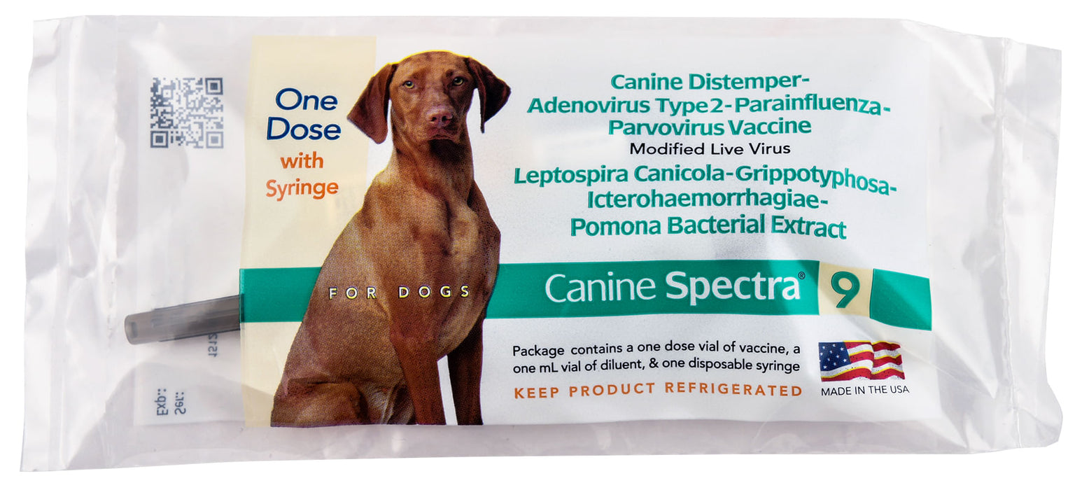 Canine Spectra 9 (9-way) Dog Vaccine - 1 Dose  