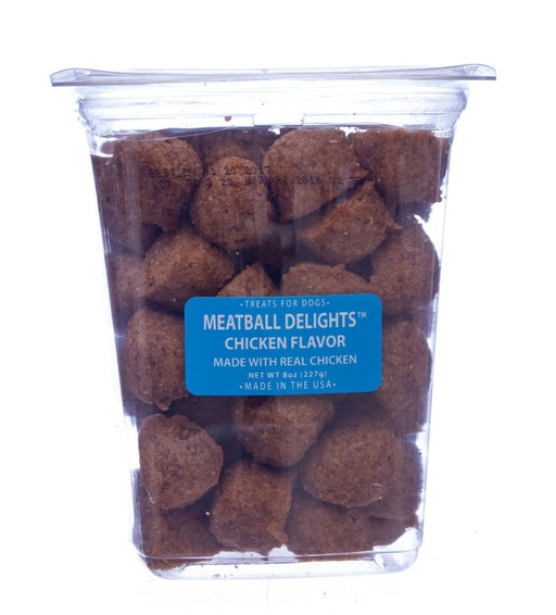 8 oz Chicken Flavor Meatball Delights - Jeffers - Dog Supplies > Dog Treats