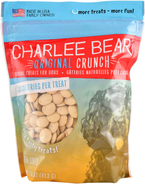 Charlee Bear Dog Treats, 16 oz - Liver  