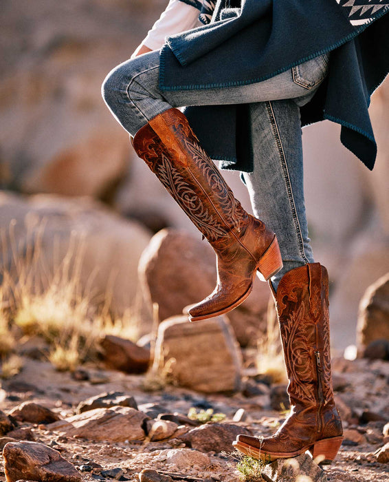 Ariat Women's Geneva StretchFit Western Boot, Rye - 10  