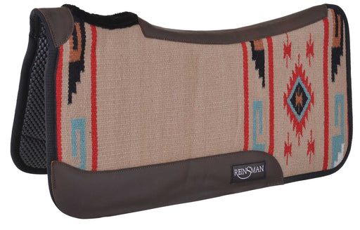 Wool Top Tacky Too Saddle Pad - Cream Multi  