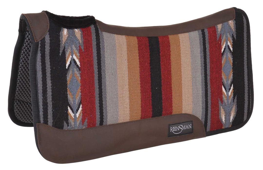 Wool Top Tacky Too Saddle Pad - Gray Multi  