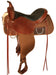 High Horse Lockhart Cordura Trail Saddle, Wide, Tobac - 17 in  