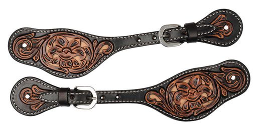 Circle Y Men's Filigree Spur Straps -   