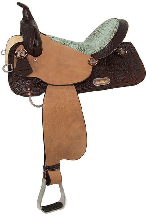 High Horse Runaway Barrel Saddle, Wide Tree - 15 in Seat  