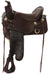 Tucker Custom High Plains Smooth Trail Saddle, Medium, Brown - 18.5 in Seat  