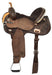 Kenda Lenseigne Black Powder Mounted Shooter Saddle, Regular, Chocolate - 14.5 in Seat  