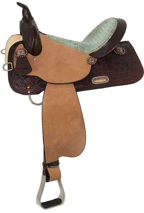 High Horse Runaway Barrel Saddle, Wide Tree - 14 in Seat  