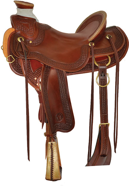 Reinsman Custom Elko Ranch Saddle, Regular Tree - 15 in Seat  