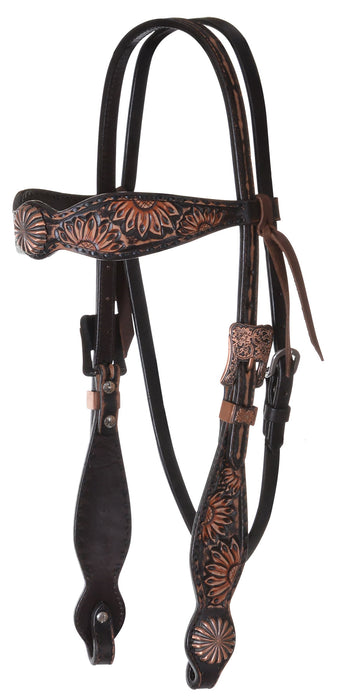 Circle Y Sunflower Headstall -   