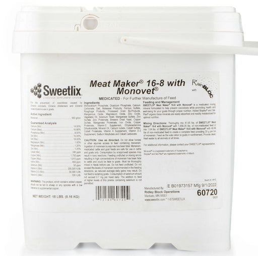 SWEETLIX Meat Maker Goat 16-8 with Monovet & RainBloc -   