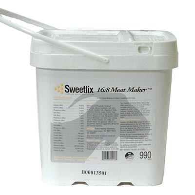 Sweetlix 16:8 Meat Maker Goat Mineral, 18 lb -   