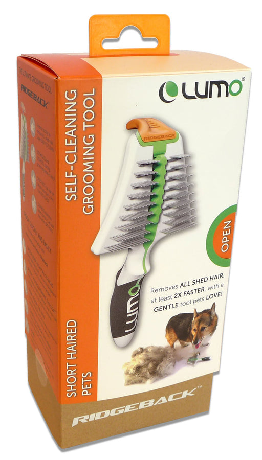 Lumo Ridgeback Short Hair Self-Cleaning Shedding Comb -   