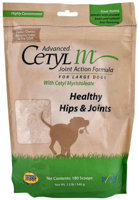 Advanced Cetyl M Joint Powder for Large Dogs, 1.2 lb -   