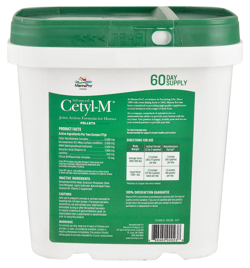 Advanced Cetyl M Pellets for Horses - 5.1 lb Advanced Cetyl M Pellets for Horses  