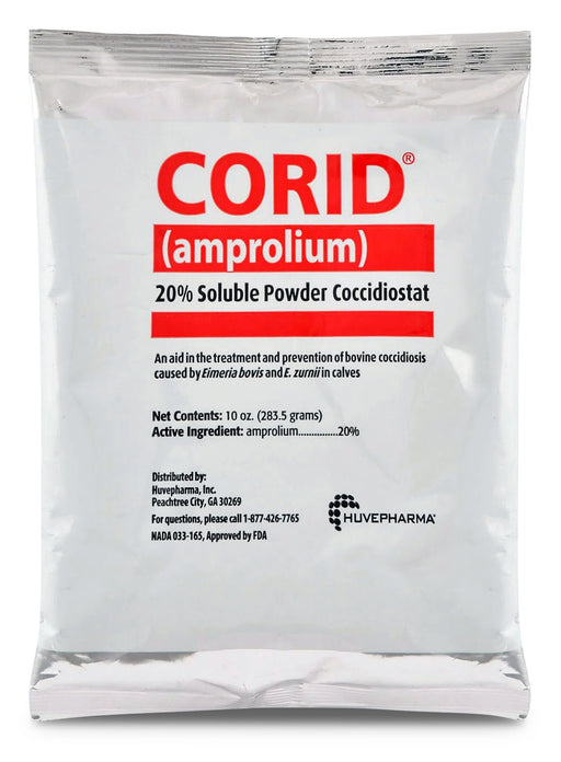 CORID (Amprolium 20%) Soluble Powder, 10 oz -   