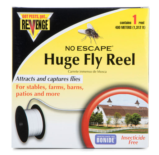 Revenge Sticky Fly Tape (& Accessories) - Revenge Sticky Fly Tape Huge Reel, 1312 feet  