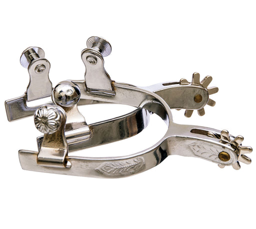 Jeffers Engraved Youth Spurs, pair -   