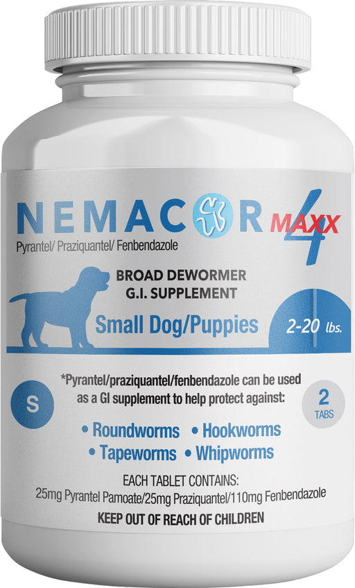 Nemacor Maxx 4 for Dogs - Dog 2-20 lb  