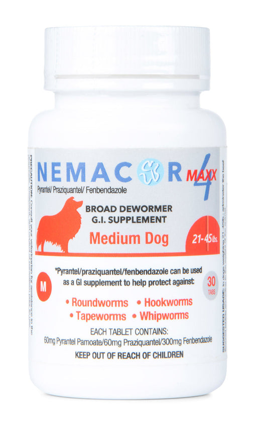 Nemacor Maxx 4 Dogs, Beef, 30 ct - Dog 21-45 lb  