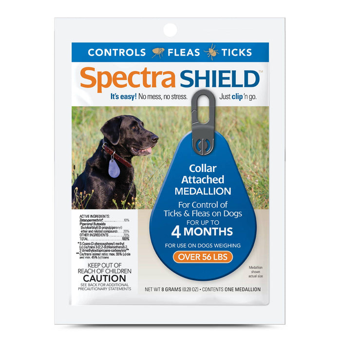 Spectra Shield Collar Medallion for Dogs - Spectra Shield for Large Dog over 56 lb  