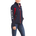 Ariat Team Softshell Jacket, Navy & Red - XXLarge  