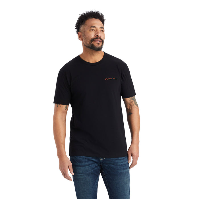 Camiseta Bronc Buster de Ariat para hombre, color negro