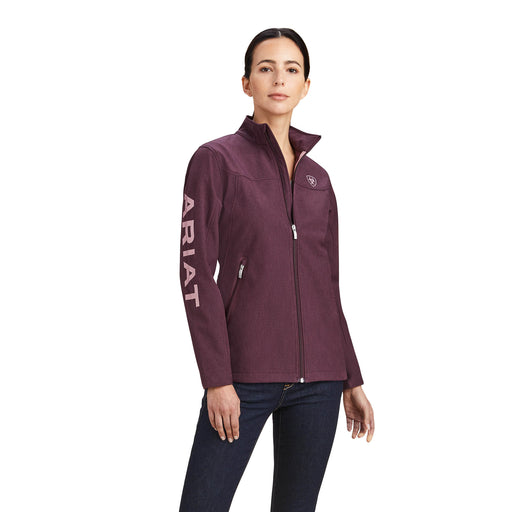 Ariat Team Softshell Jacket, Mulberry - XXLarge  