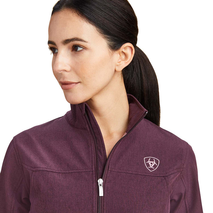 Ariat Team Softshell Jacket, Mulberry - XXLarge  