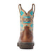 Ariat Womens Anthem Shortie Savannah Boot, Taupe and Turquoise Aztec - 11 B (Extra Narrow)  